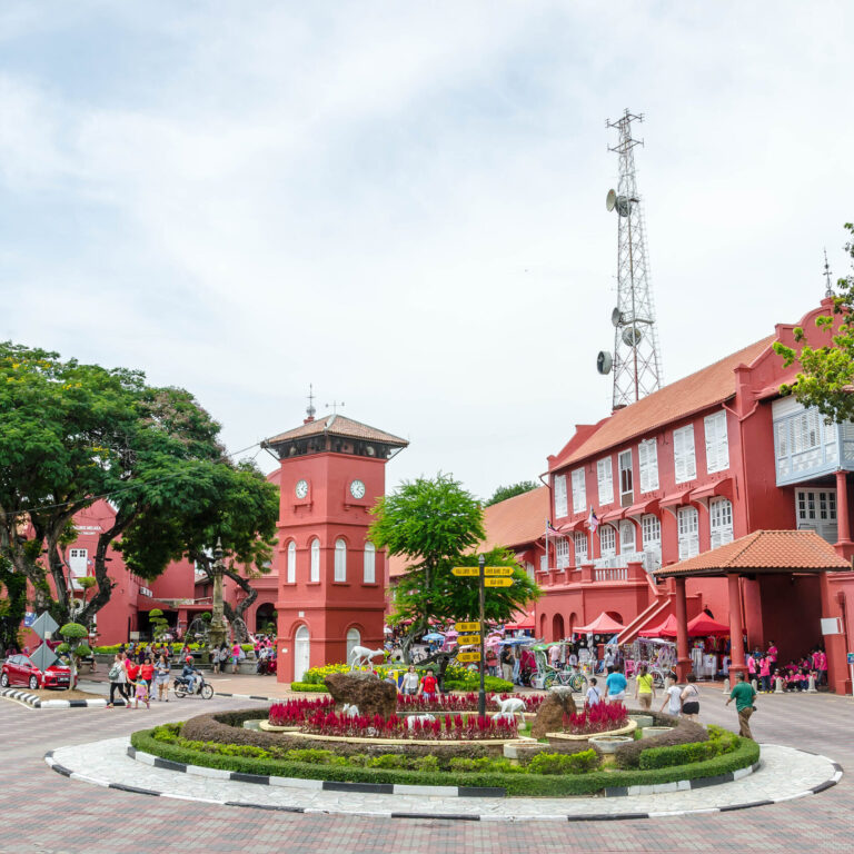 MALACCA, MALAYSIA – JUNE 09, 2015: Dutch Square in the historic